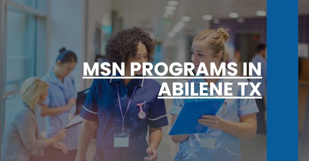 MSN Programs in Abilene TX Feature Image