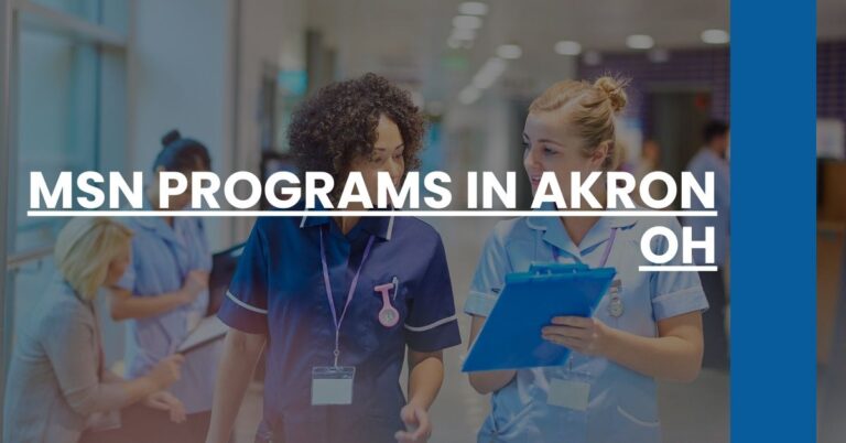 MSN Programs in Akron OH Feature Image