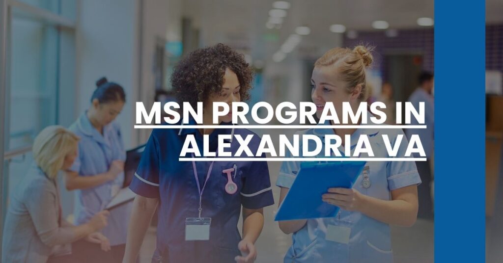 MSN Programs in Alexandria VA Feature Image