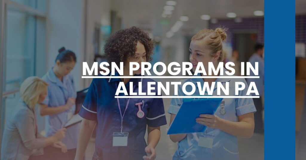 MSN Programs in Allentown PA Feature Image