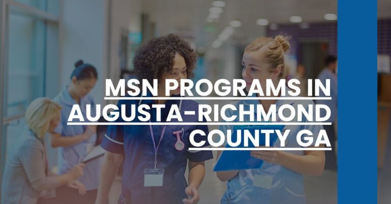 MSN Programs in Augusta-Richmond County GA Feature Image