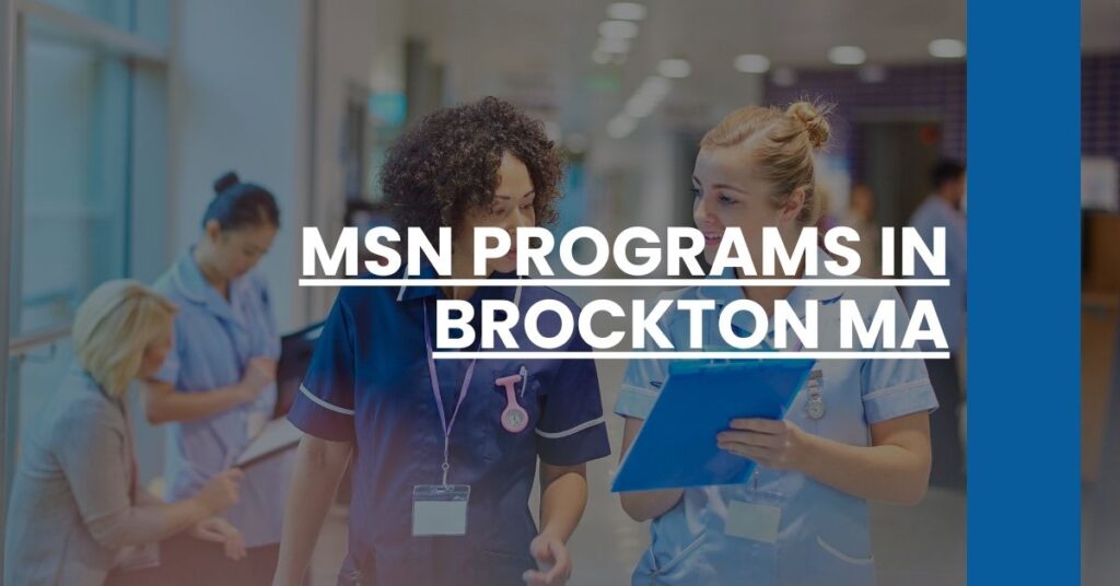 MSN Programs in Brockton MA Feature Image