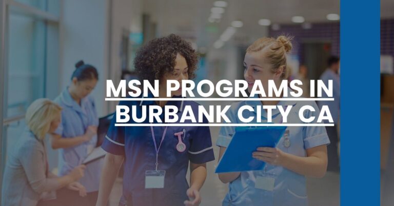 MSN Programs in Burbank city CA Feature Image