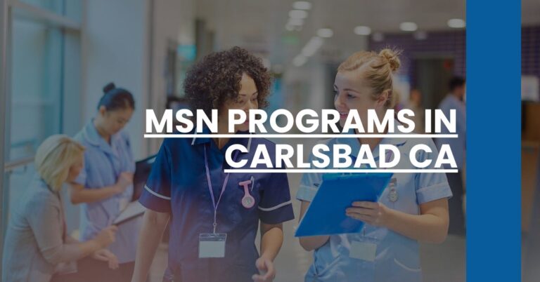 MSN Programs in Carlsbad CA Feature Image