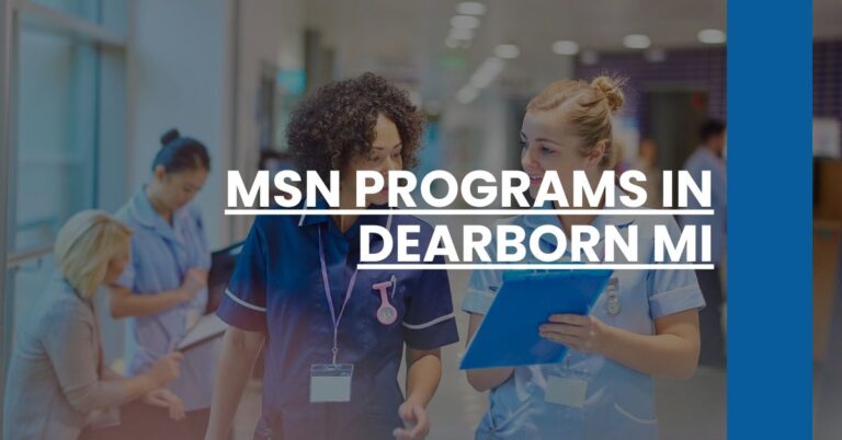 MSN Programs in Dearborn MI Feature Image