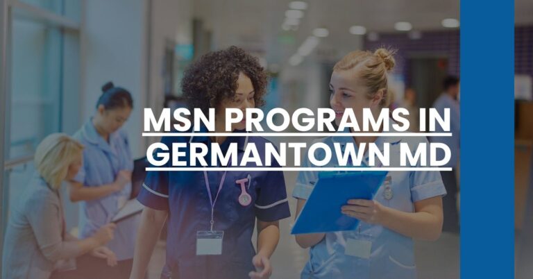 MSN Programs in Germantown MD Feature Image