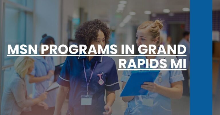 MSN Programs in Grand Rapids MI Feature Image