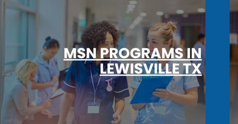 MSN Programs in Lewisville TX Feature Image