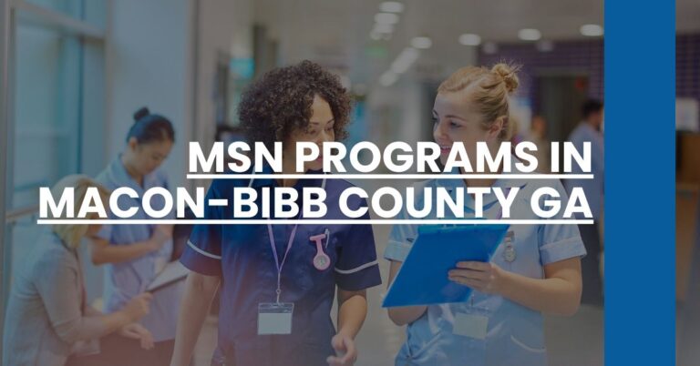 MSN Programs in Macon-Bibb County GA Feature Image