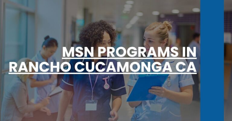 MSN Programs in Rancho Cucamonga CA Feature Image