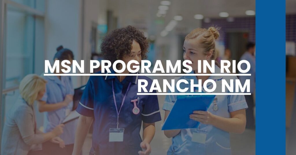 MSN Programs in Rio Rancho NM Feature Image