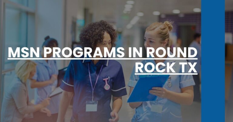 MSN Programs in Round Rock TX Feature Image