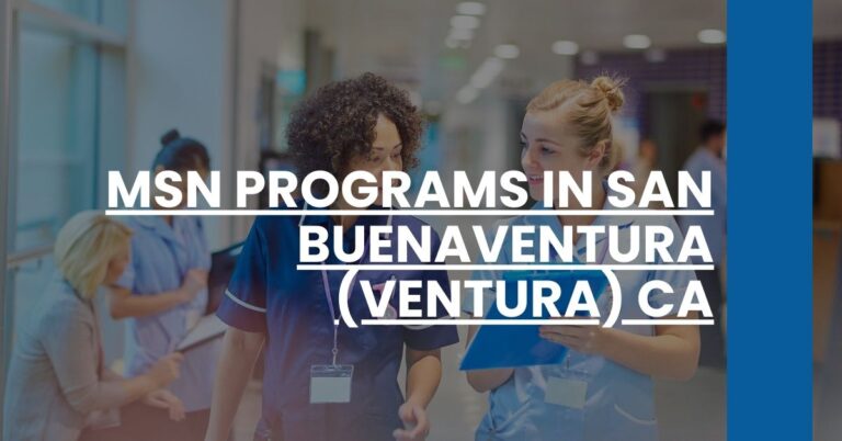 MSN Programs in San Buenaventura (Ventura) CA Feature Image