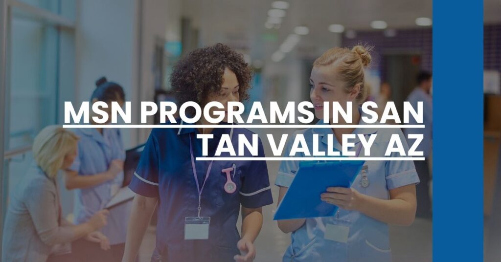 MSN Programs in San Tan Valley AZ Feature Image