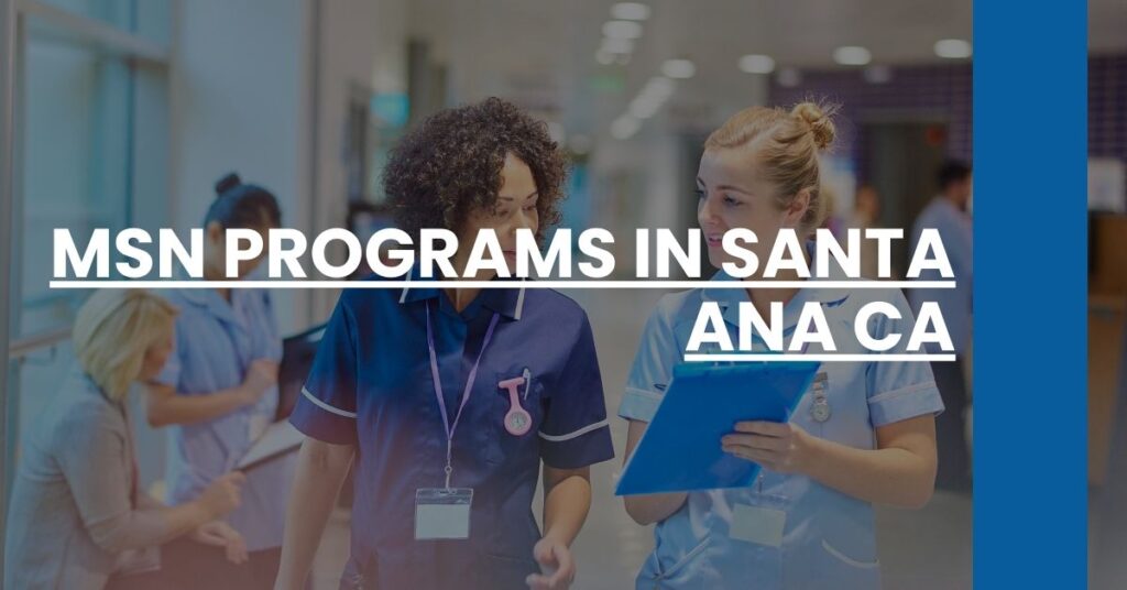 MSN Programs in Santa Ana CA Feature Image