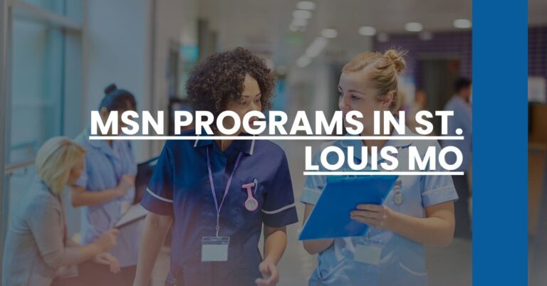 MSN Programs in St. Louis MO Feature Image