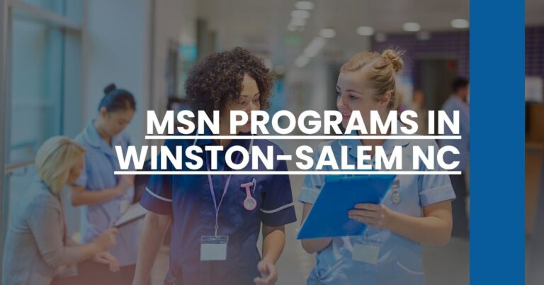 MSN Programs in Winston-Salem NC Feature Image