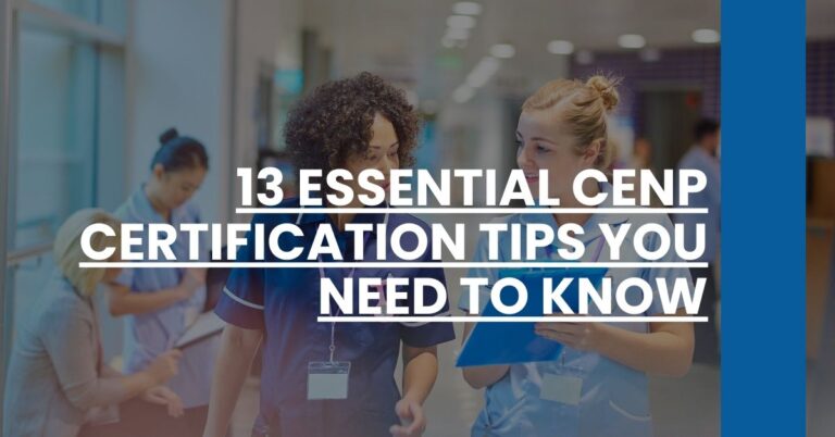 13 Essential CENP Certification Tips You Need to Know Feature Image