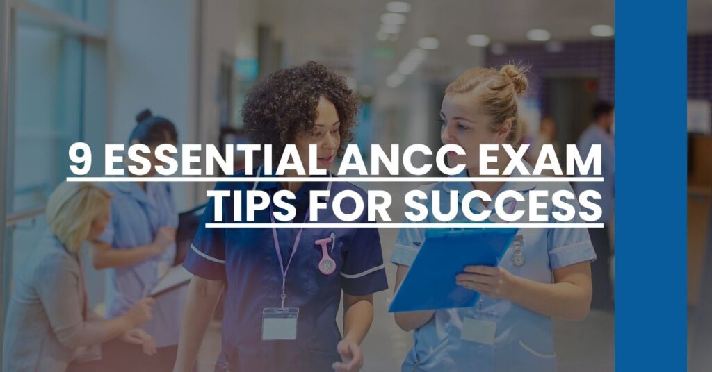 9 Essential ANCC Exam Tips for Success Feature Image