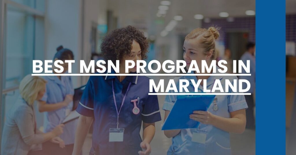 Best MSN Programs In Maryland Feature Image