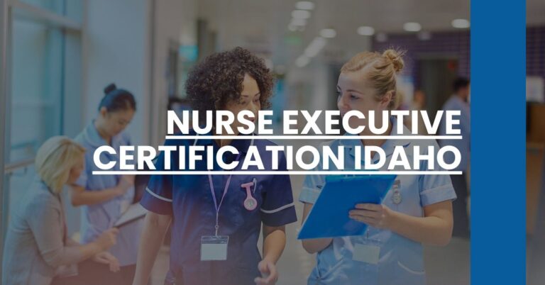 Nurse Executive Certification Idaho Feature Image