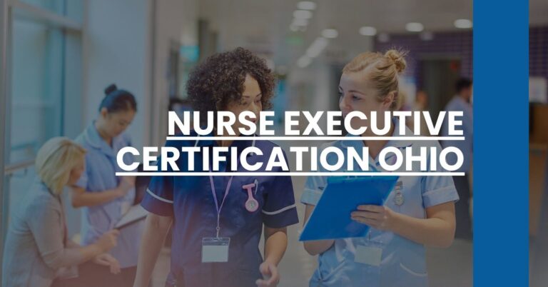 Nurse Executive Certification Ohio Feature Image