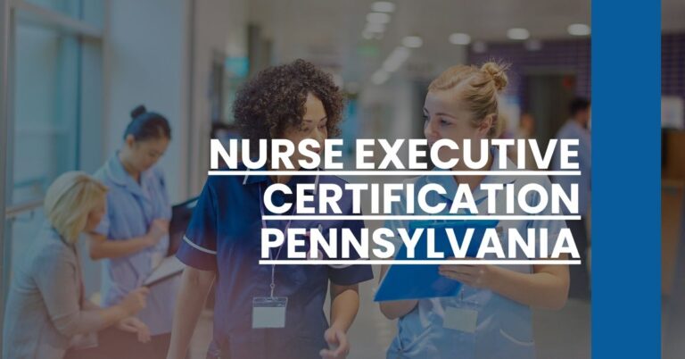 Nurse Executive Certification Pennsylvania Feature Image