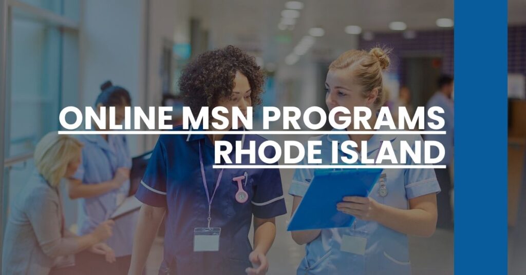 Online MSN Programs Rhode Island Feature Image